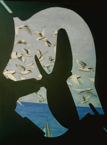 vol de mouettes